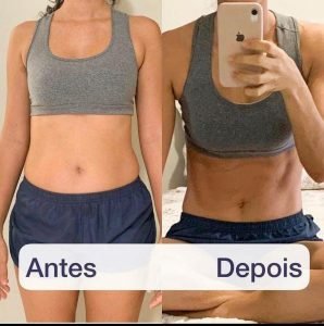 Mãe de 2 e com barriga definida.